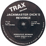 Jackmaster Dick’s Revenge: Sensuous Women Goes Disco label