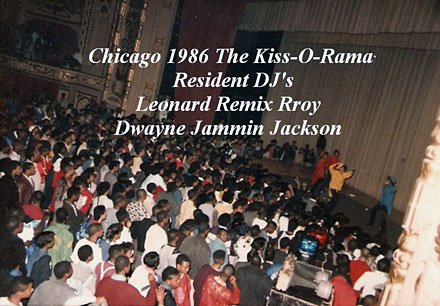 Kiss-O-Rama dancers, 1986