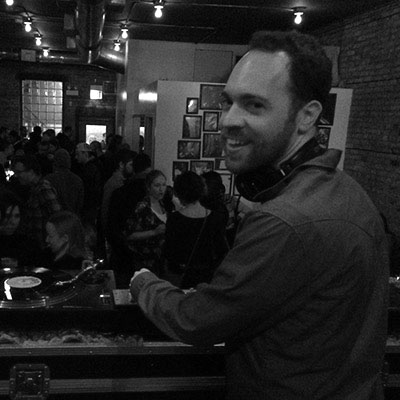 Jacob Arnold DJing at the Whistler